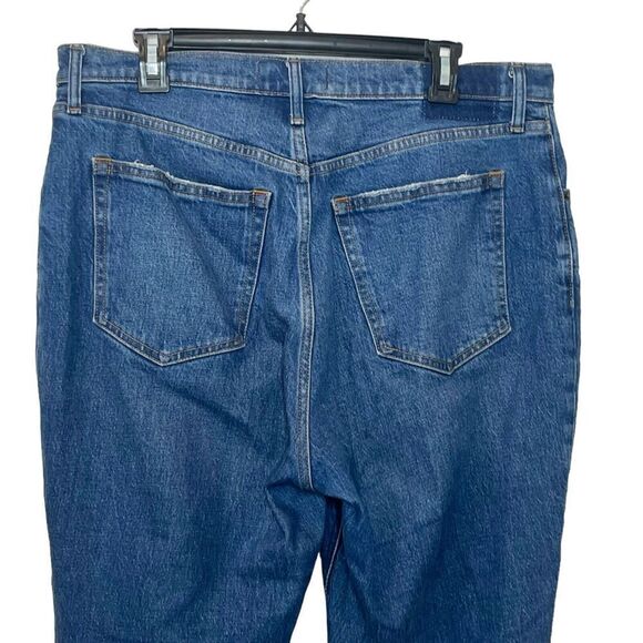 Abercrombie & Fitch The Kick Flare Ultra High Rise Jeans Crop Two Tone Size 32 S - Picture 6 of 13